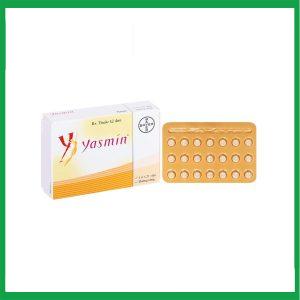 Thuốc Yasmin Bayer dùng tránh thai (1 vỉ x 21 viên)