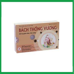 Viên uống Bách Thống Vương hỗ trợ giảm đau, tiêu sưng trong các chứng đau đầu (3 vỉ x 10 viên)