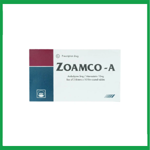 Thuốc Zoamco-A Pymepharco điều trị tăng huyết áp (2 vỉ x 10 viên)