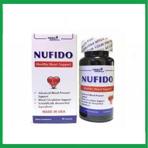 Viên nang Nufido hỗ trợ điều trị các bệnh tim mạch ( Hộp 30 viên)