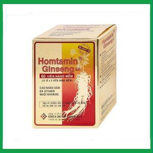 Thuốc Homtamin Ginseng Korea United cung cấp vitamin và muối khoáng (12 vỉ x 5 viên)