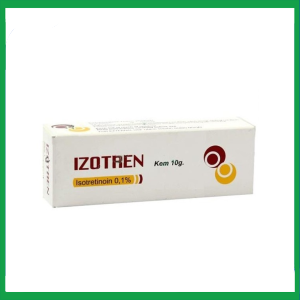 Izotren 0,05% điều trị mun trứng cá hiệu quả (tuýp 10g)