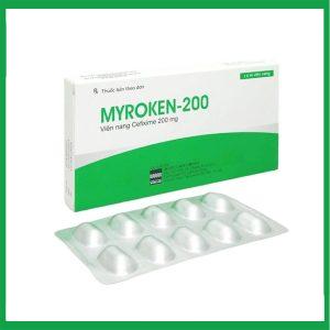 Thuốc Myroken 200mg điều trị nhiễm khuẩn hiệu quả
