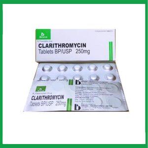 Nhà Thuốc Tiến Thành - Thuốc kháng sinh Clarithromycin 250mg Brawn điều trị nhiễm khuẩn hộp 10 viên 1 Nhà Thuốc Tiến Thành - Smart pharma 41 1