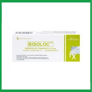 Thuốc Bisoloc United điều trị suy tim mạn ổn định từ vừa đến nặng (3 vỉ x 10 viên)