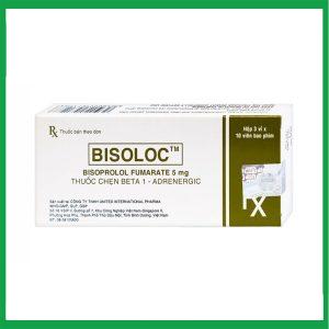 Thuốc Bisoloc United điều trị tăng huyết áp và bệnh mạch vành (3 vỉ x 10 viên)