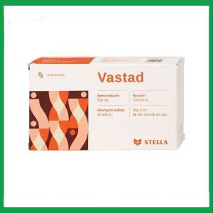 Viên đặt âm đạo Vastad Stella điều trị viêm âm đạo (1 vỉ x 10 viên)