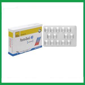Viên nén Panto-Denk 40 điều trị loét tá tràng, loét dạ dày (2 vỉ x 14 viên)