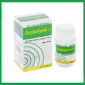 Nhà Thuốc Tiến Thành - Thuốc Clorpheniramin 4 DHG điều trị viêm mũi dị ứng, chảy nước mũi ( Hộp 1 lọ 200 viên) 1 Nhà Thuốc Tiến Thành - Smart pharma 71 2