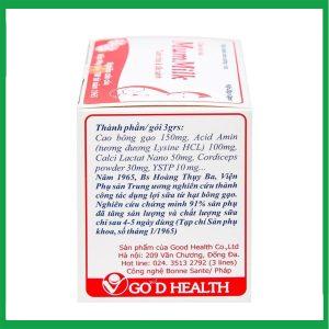 Nhà Thuốc Tiến Thành - Cốm lợi sữa Mum Milk GOD HEALTH tăng tiết sữa, tăng chất lượng sữa ( Hộp 20 gói x 3g) 1 Nhà Thuốc Tiến Thành - Smart pharma 84 1 1
