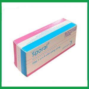 Nhà Thuốc Tiến Thành - Thuốc Sporal Janssen điều trị các bệnh nấm phụ khoa, da, toàn thân (1 vỉ x 4 viên) 2 Nhà Thuốc Tiến Thành - Sporal 3