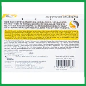 Nhà Thuốc Tiến Thành - Viên ngậm Strepsils Soothing giảm đau họng 5 Nhà Thuốc Tiến Thành - Strepsils Soothing1