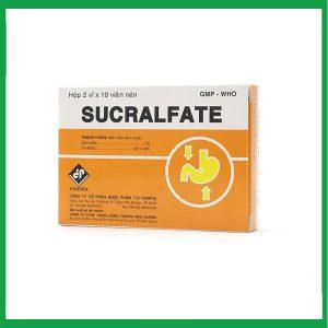 Thuốc Sucralfate Vidipha điều trị loét tá tràng - dạ dày (2 vỉ x 10 viên)