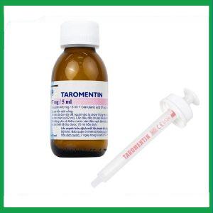 Nhà Thuốc Tiến Thành - Bột hỗn dịch uống Taromentin 457mg/5ml điều trị nhiễm trùng viêm xoang, tai giữa, đường hô hấp (12.6g) 1 Nhà Thuốc Tiến Thành - Taromentin 457mg3