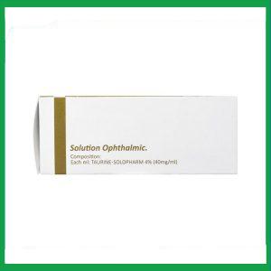 Nhà Thuốc Tiến Thành - Dung dịch nhãn khoa Taurine-Solopharm 4% điều trị loạn dưỡng giác mạc, viêm giác mạc (20 tuýp x 1ml) 2 Nhà Thuốc Tiến Thành - Taustin 4 3 1