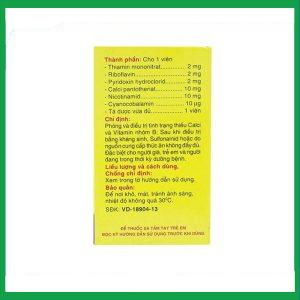 Nhà Thuốc Tiến Thành - Thuốc Vitamin B.Vitab B12 Danapha phòng và điều trị tình trạng thiếu Calci và Vitamin B (100 viên) 1 Nhà Thuốc Tiến Thành - Thiet ke chua co ten 16