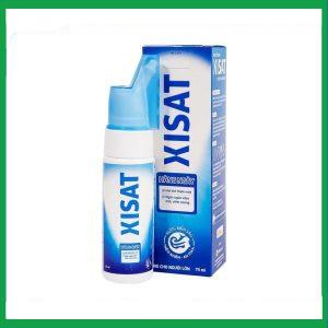Xịt mũi nước biển sâu Xisat 75ml xịt sạch thông mũi dùng cho người lớn