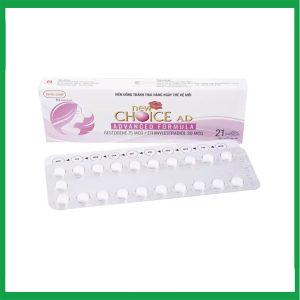 Nhà Thuốc Tiến Thành - Thuốc tránh thai hàng ngày New Choice AD Advanced Formula Nam Hà (1 vỉ x 21 viên) 2 Nhà Thuốc Tiến Thành - Thiet ke chua co ten 8 1