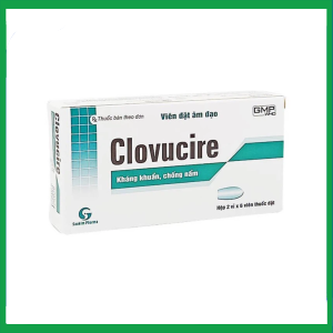 Thuốc Clovucire 500Mg Sao Kim điều trị các bệnh nấm, nấm Candida âm đạo (2 vỉ x 6 viên)