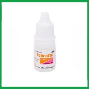 Nhà Thuốc Tiến Thành - Dung dịch nhỏ mắt Tobrafar 0.3% trị nhiễm khuẩn mắt lọ 5ml 1 Nhà Thuốc Tiến Thành - Tobrafar Lo 5ml2