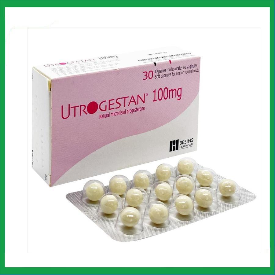 Utrogestan-100mg.jpg Nhà Thuốc Tiến Thành - Utrogestan 100mg