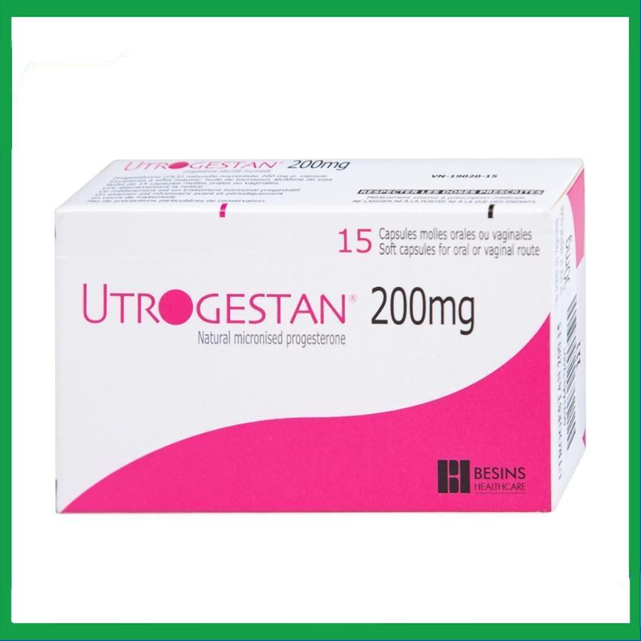 Utrogestan-200mg.jpg Nhà Thuốc Tiến Thành - Utrogestan 200mg