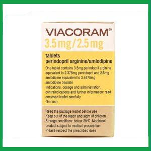 Nhà Thuốc Tiến Thành - Thuốc Viacoram 3.5mg/2.5mg điều trị tăng huyết áp vô căn (30 viên) 1 Nhà Thuốc Tiến Thành - Viacoram 3.5mg 2.5mg 2