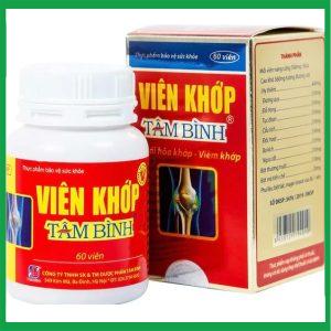Viên khớp Tâm Bình hỗ trợ giảm các triệu chứng của thoái hóa khớp, viêm khớp