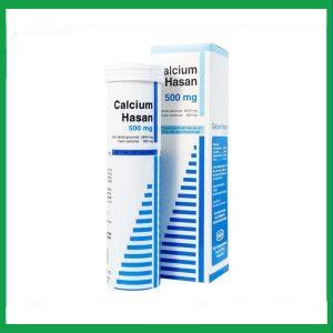 Viên sủi Calcium Hasan 500mg phòng và hỗ trợ điều trị bệnh loãng xương (20 viên)