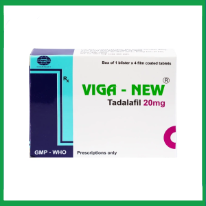Nhà Thuốc Tiến Thành - Thuốc Viga-New 20mg Armephaco điều trị rối loạn cương dương (1 vỉ x 4 viên) 1 Nhà Thuốc Tiến Thành - Viga New 20mg1