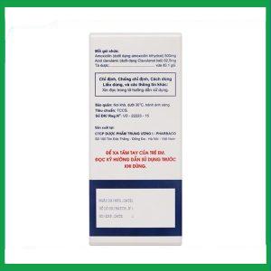 Nhà Thuốc Tiến Thành - Thuốc bột pha hỗn dịch uống Vigentin 500mg/62,5mg Pharbaco điều trị nhiễm khuẩn (12 gói x 2g) 1 Nhà Thuốc Tiến Thành - Vigentin 2