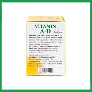 Nhà Thuốc Tiến Thành - Thuốc Vitamin A-D Hataphar phòng và điều trị thiếu Vitamin A và D (100 viên) 1 Nhà Thuốc Tiến Thành - Vitamin AD Ha tay 2