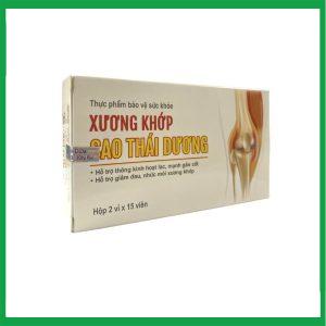 Xương khớp Sao Thái Dương hỗ trợ giảm đau nhức mỏi xương khớp, phong thấp (Hộp 2 vỉ x 15 viên )