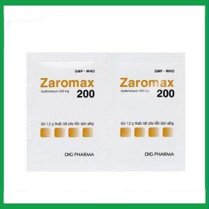 Nhà Thuốc Tiến Thành - Bột pha hỗn dịch uống Zaromax 200 điều trị viêm phế quản, viêm phổi (24 gói) 2 Nhà Thuốc Tiến Thành - Zaromax 3