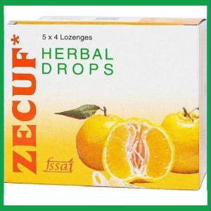 Nhà Thuốc Tiến Thành - Viên ngậm Zecuf Herbal Drops vị cam giúp ấm họng, nhuận phế 2 Nhà Thuốc Tiến Thành - Zecuf1