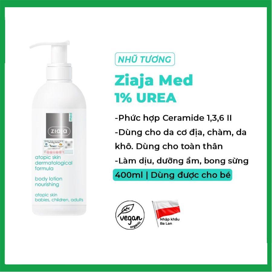 Ziaja-Med-Atopic-Skin-400ml-Nhu-tuong-muot-da-toan-than1.jpg Nhà Thuốc Tiến Thành - Ziaja Med Atopic Skin 400ml Nhu tuong muot da toan than1