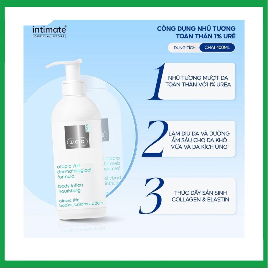Ziaja-Med-Atopic-Skin-400ml-Nhu-tuong-muot-da-toan-than2.jpg Nhà Thuốc Tiến Thành - Ziaja Med Atopic Skin 400ml Nhu tuong muot da toan than2