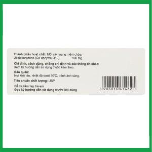 Nhà Thuốc Tiến Thành - Thuốc Zy-10 Forte 100mg Y-Med điều trị bệnh suy tim xung huyết, thiếu hụt coenzym Q10 (3 vỉ x 10 viên) 1 Nhà Thuốc Tiến Thành - Zy 10 Forte2