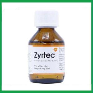 Nhà Thuốc Tiến Thành - Dung dịch uống Zyrtec GSK giảm viêm mũi dị ứng, mày đay (60ml) 1 Nhà Thuốc Tiến Thành - Zyrtec 2