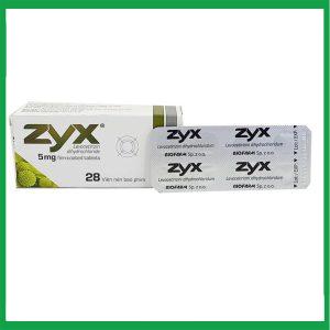 Nhà Thuốc Tiến Thành - Thuốc Zyx 5mg Biofarm điều trị viêm mũi dị ứng, hắt hơi, chảy nước mũi, viêm kết mạc dị ứng (4 vỉ x 7 viên) 3 Nhà Thuốc Tiến Thành - Zyx 5mg1