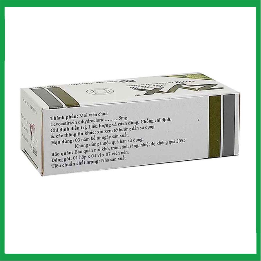 Zyx-5mg2.jpg Nhà Thuốc Tiến Thành - Zyx 5mg2