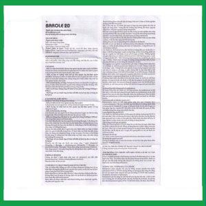 Nhà Thuốc Tiến Thành - Thuốc Barole 20mg điều trị viêm loét do trào ngược dạ dày - thực quản (10 vỉ x 10 viên) 1 Nhà Thuốc Tiến Thành - a2 3 7