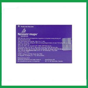 Nhà Thuốc Tiến Thành - Viên nén Nexium Mups 20mg điều trị trào ngược dạ dày - thực quản, loét dạ dày (2 vỉ x 7 viên) 4 Nhà Thuốc Tiến Thành - a5 5 1