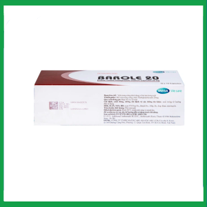 Nhà Thuốc Tiến Thành - Thuốc Barole 20mg điều trị viêm loét do trào ngược dạ dày - thực quản (10 vỉ x 10 viên) 4 Nhà Thuốc Tiến Thành - a6 3