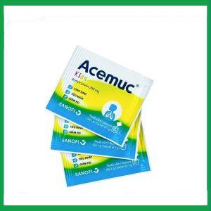 Nhà Thuốc Tiến Thành - Thuốc cốm Acemuc Kids 200mg long đàm, tiêu nhầy, giảm ho (30 gói x 1g) 1 Nhà Thuốc Tiến Thành - acemuc 2
