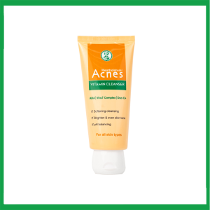 Kem rửa mặt Acnes Vitamin Cleanser Rohto phục hồi làn da sau mụn, mờ sẹo và giảm nhanh thâm mụn (100g)