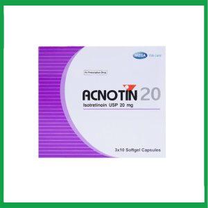 Thuốc Acnotin 20mg MEGA We care điều trị mụn trứng cá nặng (3 vỉ x 10 viên)