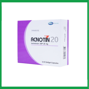 Nhà Thuốc Tiến Thành - Thuốc Acnotin 20mg MEGA We care điều trị mụn trứng cá nặng (3 vỉ x 10 viên) 2 Nhà Thuốc Tiến Thành - acnotin2