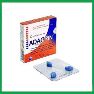 Nhà Thuốc Tiến Thành - Thuốc Adagrin 50mg điều trị rối loạn cương dương (1 vỉ x 3 viên) 3 Nhà Thuốc Tiến Thành - adagrin