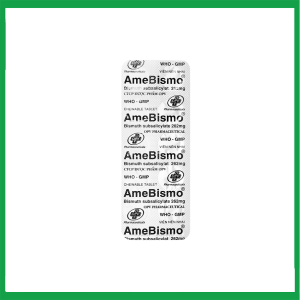 Nhà Thuốc Tiến Thành - Thuốc Ame Bismo 262mg OPV giảm khó chịu ở dạ dày, ăn không tiêu, ợ nóng (6 vỉ x 10 viên) 2 Nhà Thuốc Tiến Thành - ame v1